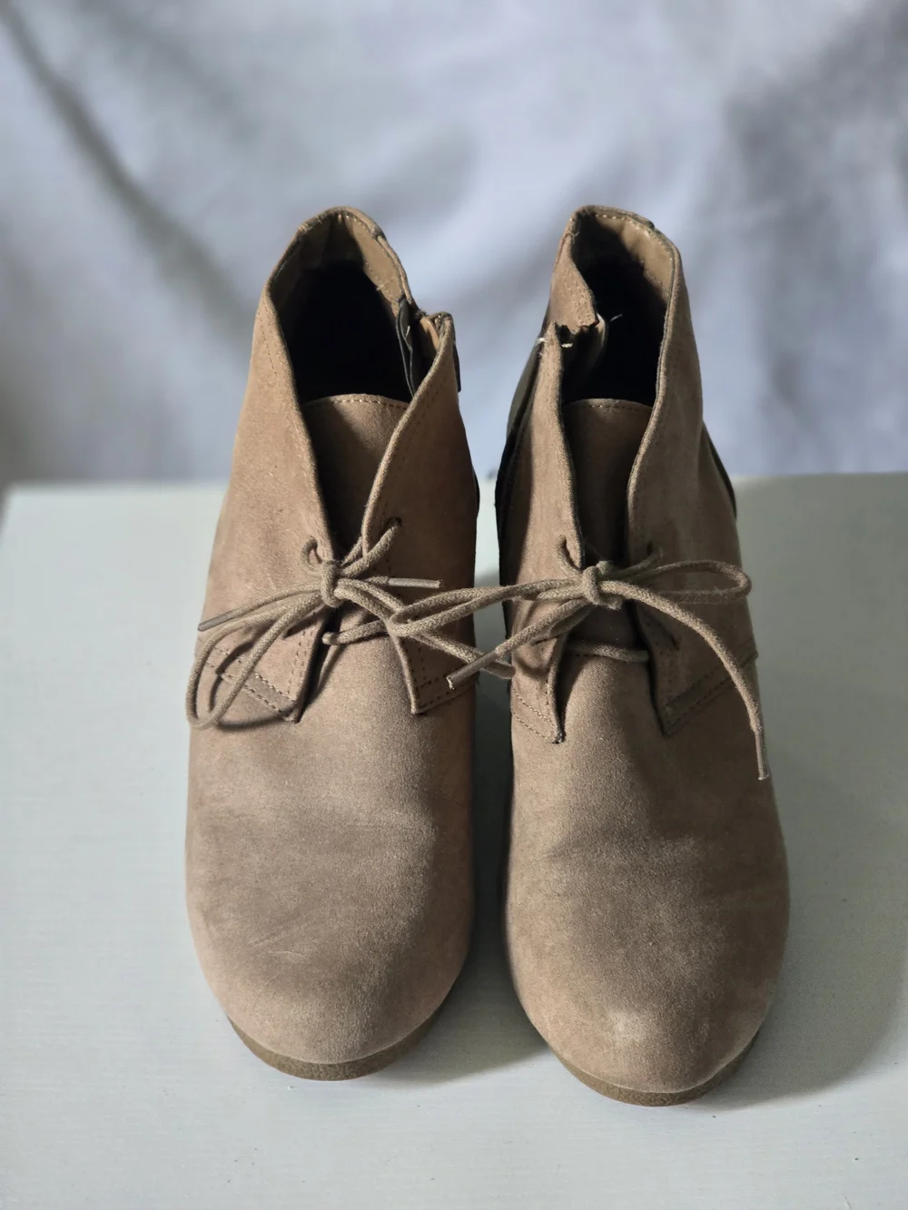 Universal Thread Wedge Ankle Boot in Taupe - Women's 9